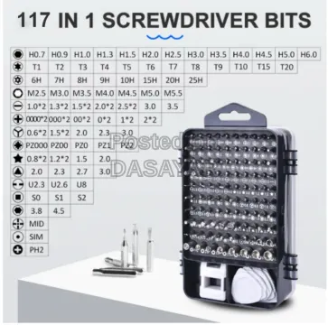 117 in 1 Screwdriver Set
