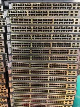 cisco 3750G 48port gigabit PoE+ switch+4SFP 4