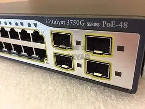 cisco 3750G 48port gigabit PoE+ switch+4SFP 3