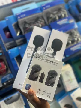 F11-2 lavalier microphone with 2 microphone holder 3