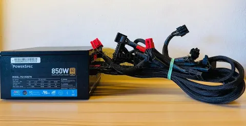 PowerSpec 850W rgb Fully-Modular Power Supply 1
