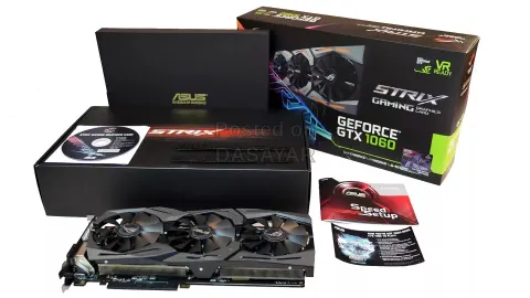 Asus STRIX GTX 1060 6gb rgb CARD 2